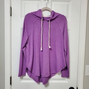 Purple Hoodie Longsleeve Size Large